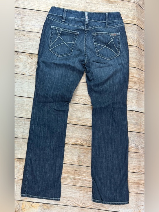 Ariat Denim - Women Ariat FR Mid Rise Bootcut Denim Jeans Flame Resistant CAT 2 Size 28R